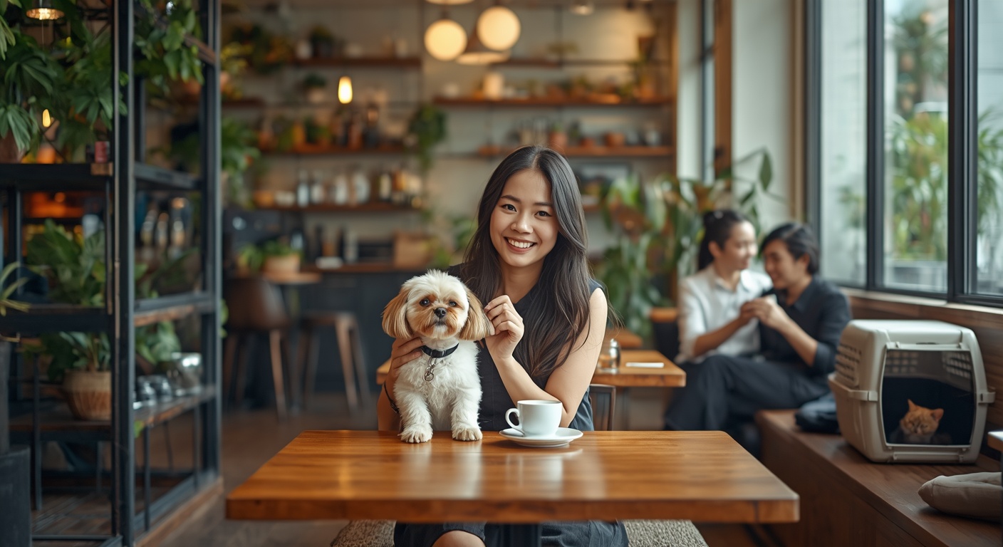 pet friendly cafe KL